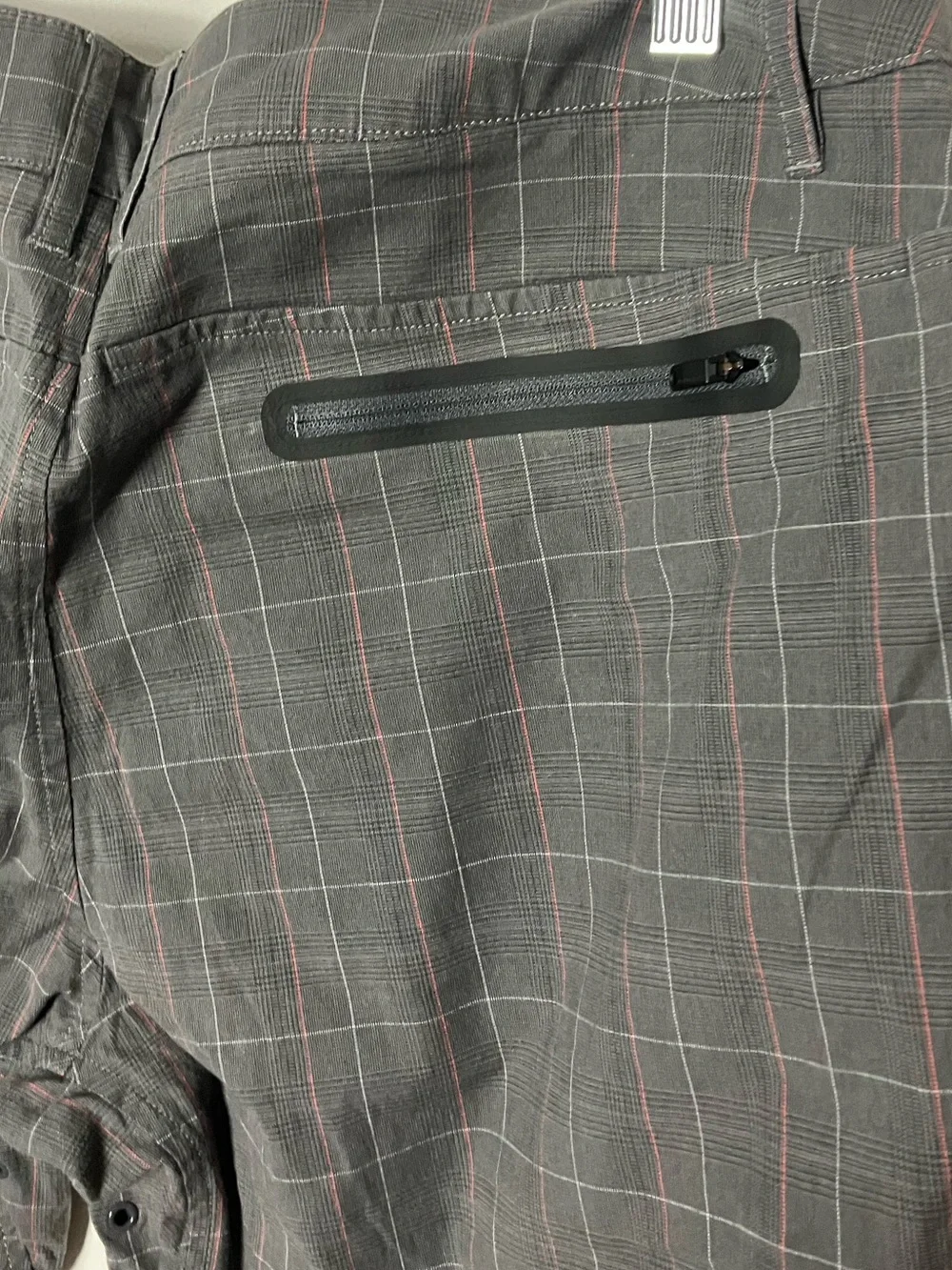 lululemon ABC Chino Commission Pants Khaki Plaid Size 38